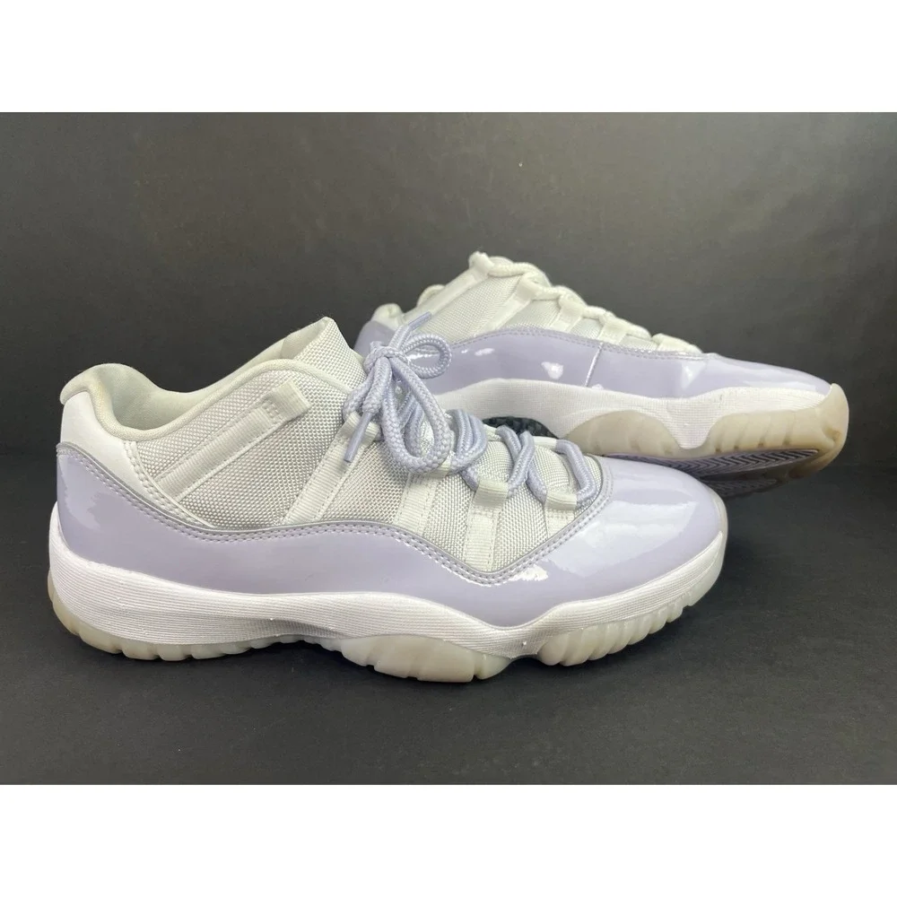 Air Jordan Retro 11 Low Pure Violet Women's Size 10 Shoes AH7860-101 Sneakers